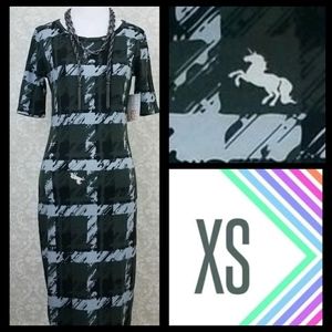LulaRoe Julia Pencil Dress XS